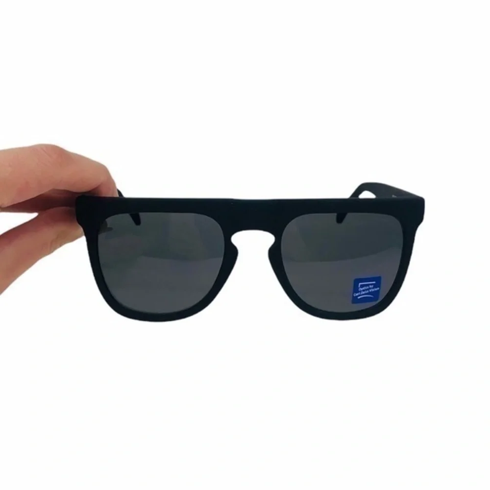 KOMONO Bennet CZ Black Rubber Sunglasses NEW